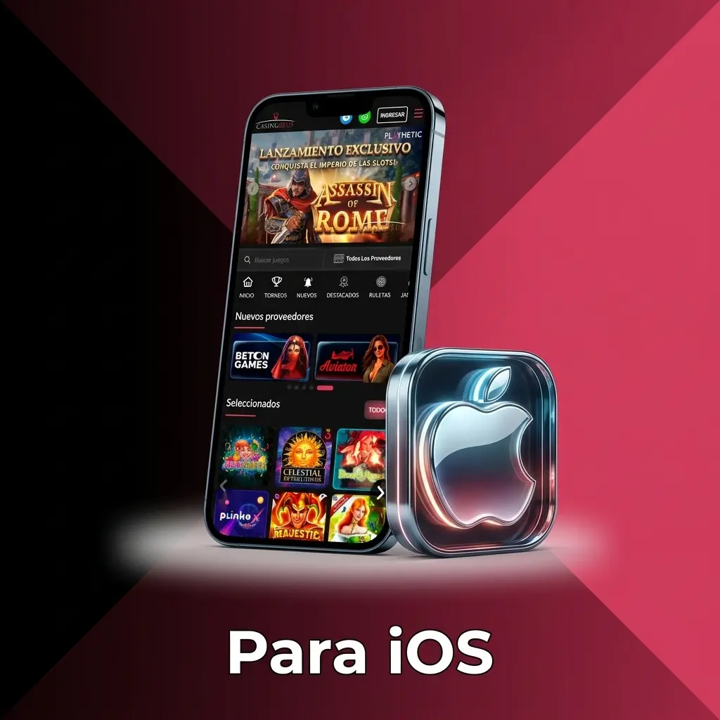 App de Casino Zeus para iOS en iPhone e iPad, compatible con iOS 12.0 o superior, disponible en App Store